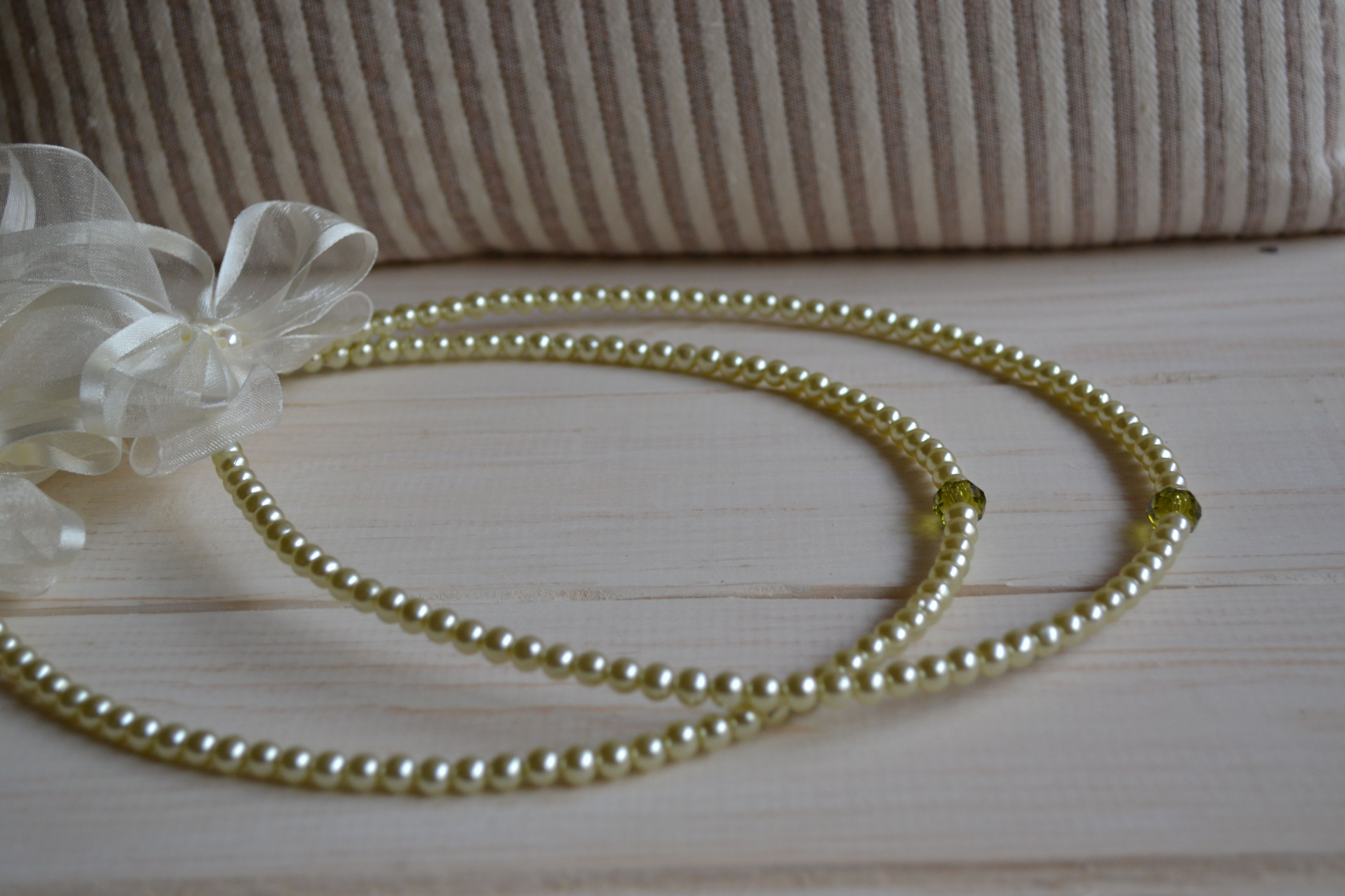 Στέφανα με πέρλες και strass