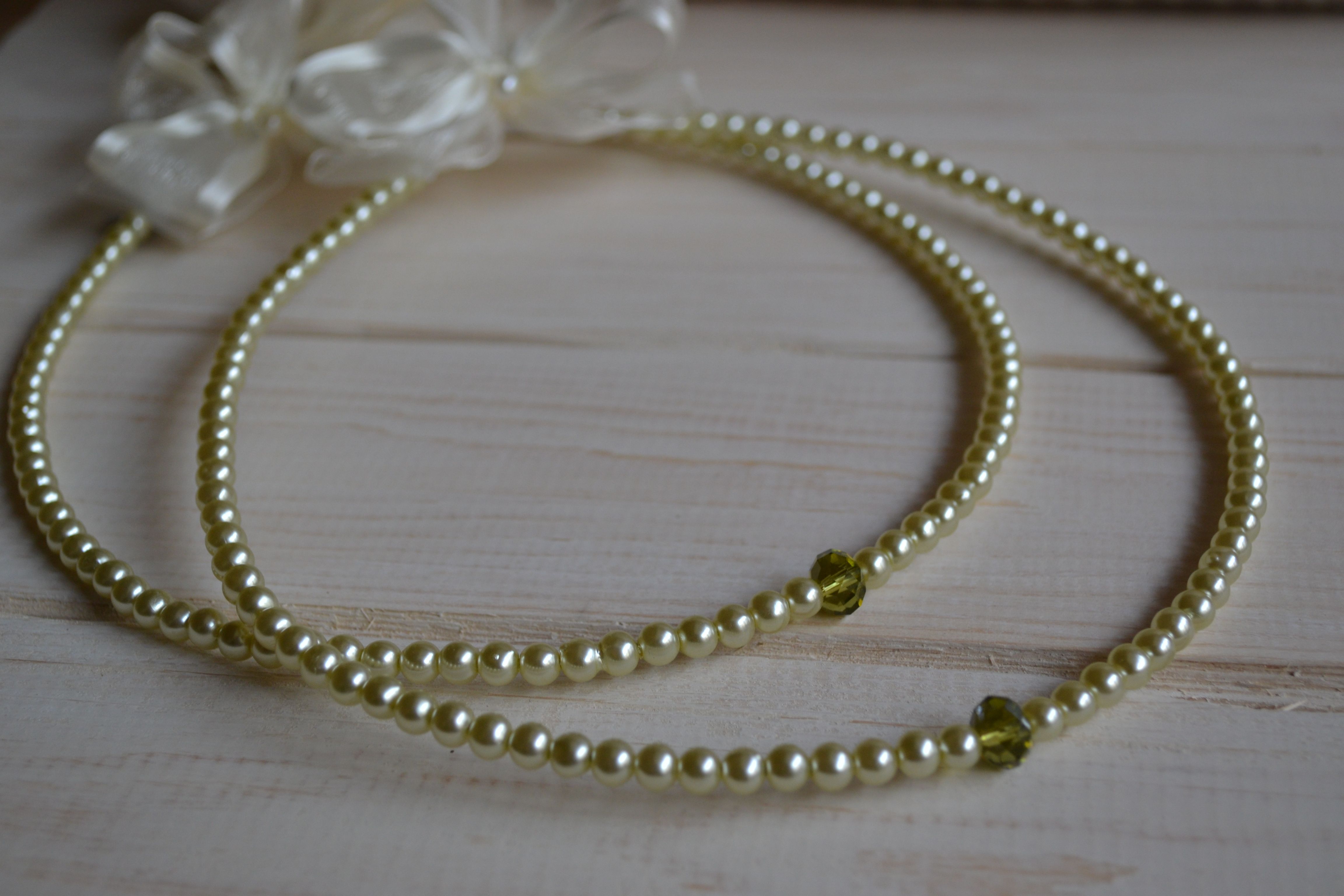 Στέφανα με πέρλες και strass